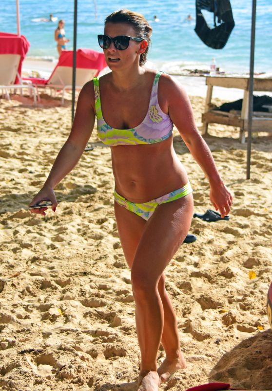 Coleen Rooney  in Bikini - Barbados 10/25/ 2016