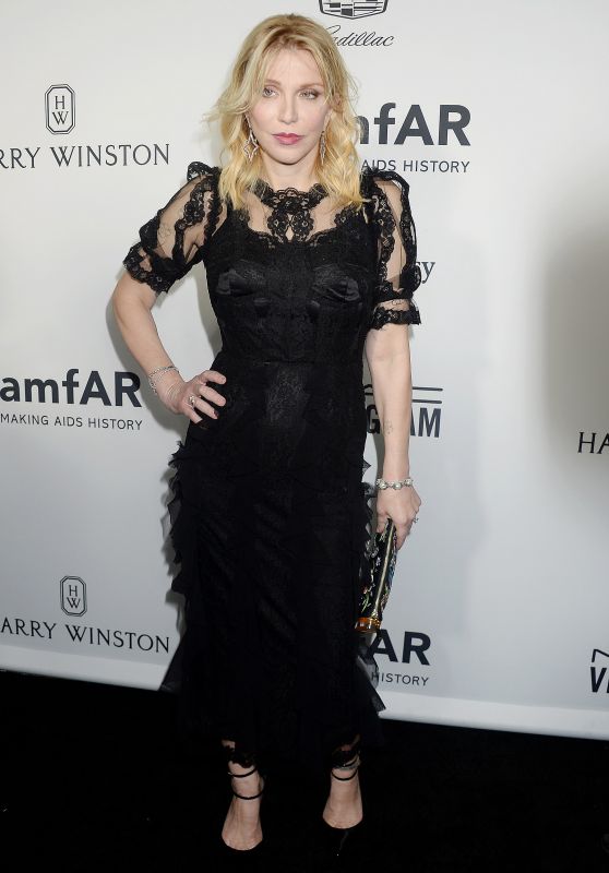 Courtney Love – 2016 amfAR Inspiration Gala – Milk Studios in Los Angeles