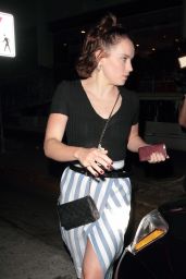 Daisy Ridley - Leaving Madeo Restaurant in Los Angeles, January 2016
