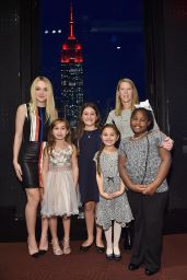 Dakota Fanning - Save the Children Lights Up Empire State Building for International Day of the Girl 10/11/2016 
