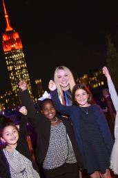 Dakota Fanning - Save the Children Lights Up Empire State Building for International Day of the Girl 10/11/2016 