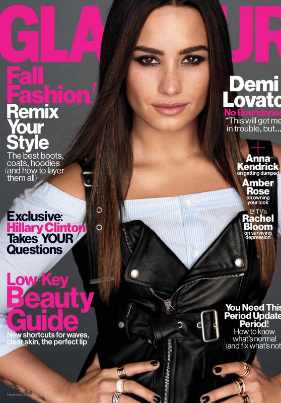 Demi Lovato - Glamour Magazine USA November 2016 Issue