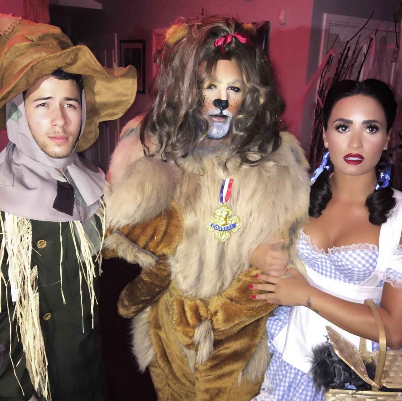 Demi Lovato in Dorothy Costume - Halloween Party 10/29/ 2016 • CelebMafia