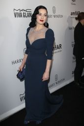 Dita Von Teese – 2016 amfAR Inspiration Gala at Milk Studios in Los Angeles