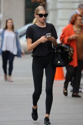 Elsa Hosk in Spandex - Out in New York City 10/8/2016
