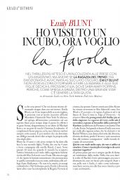 Emily Blunt - Grazia Magazine Italia November 2016 Issue