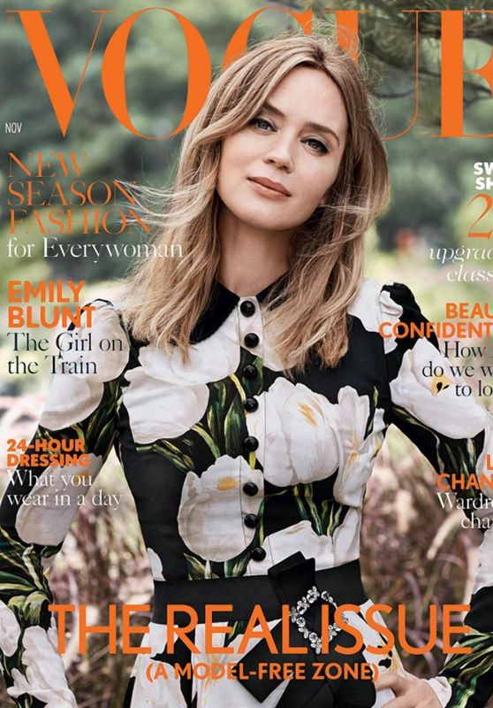 Emily Blunt - Vogue UK November 2016 Cover