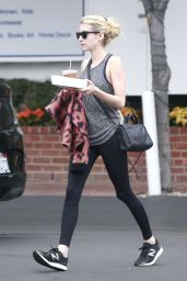 Emma Roberts - Picking up Some Food to Go in West Hollywood 10/23/ 2016