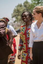 Emma Watson in Malawi, Africa 10/10/2016