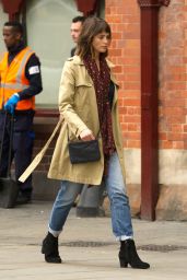 Gemma Arterton - Filming 'The Escape' in London 10/12/2016 • CelebMafia