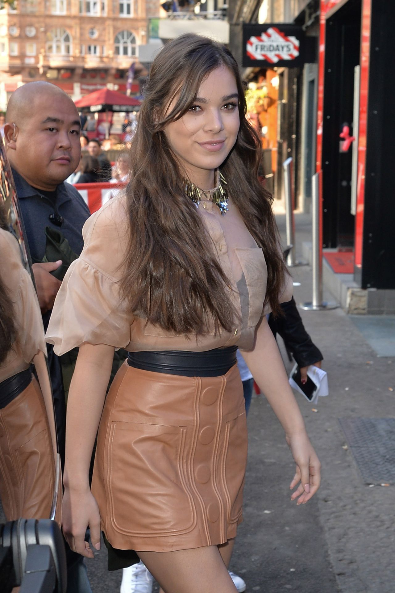 Hailee Steinfeld - Arrives at Global Radio Studios in London 10/4/2016