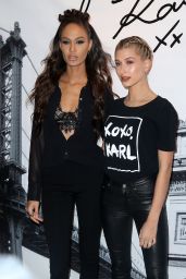 Hailey Baldwin - Karl Lagerfeld Paris Collection Launch Event in New York 10/18/2016
