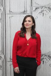 Hayley Atwell - AOL BUILD Series for Conviction in New York City 10/2/2016