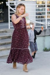 Hilary Duff - Stops for Some Coffee in Studio City 10/19/2016