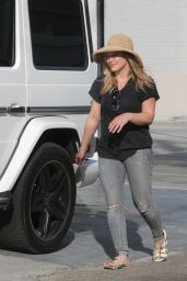 Hilary Duff Street Style - Beverly Hills 10/9/ 2016