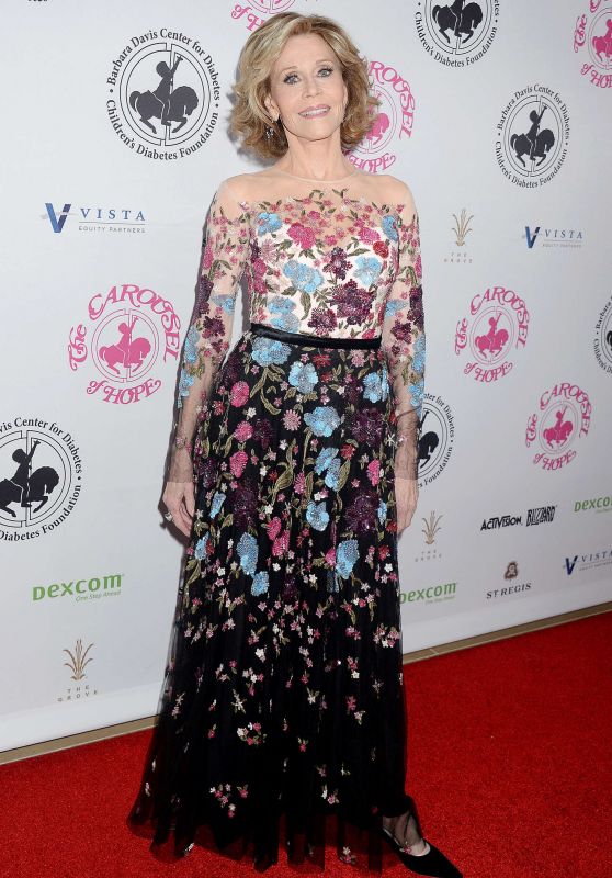 Jane Fonda - Carousel Of Hope Ball in Beverly Hills 10/08/2016