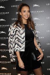 Jessica Alba - Longchamp : Cocktail at Paris Fashion Week 10/04/ 2016 