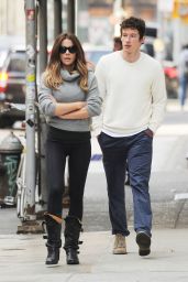 Kate Beckinsale Wearing Leggings - Rehearsing on Set in New York City 10/12/2016 