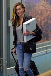 Katie Cassidy Travel Outfit - Airport Candids 10/6/2016 