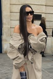 Kim Kardashian Style - Leaving the Mugler Offices in Paris 10/2/2016