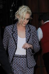 Kristen Stewart Style - Leaving Her Downtown Hotel in NYC 10/5/2016