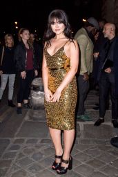 Kristina Bazan - L’Oreal Gold Obsession Party in Paris 10/2/2016