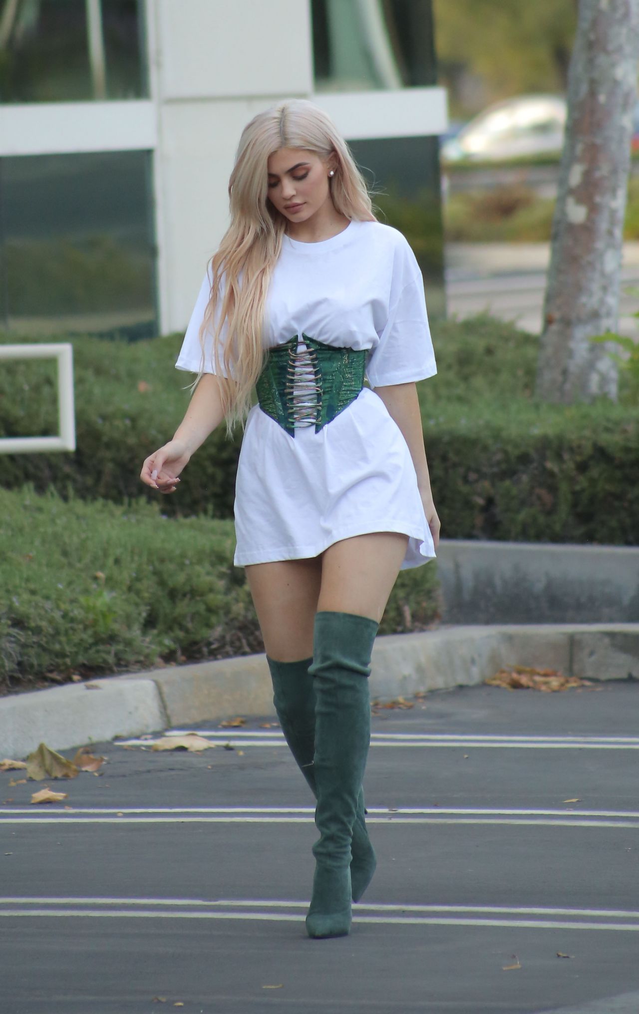 Kylie Jenner in Tights - Out in West Hollywood, January 2016 • CelebMafia