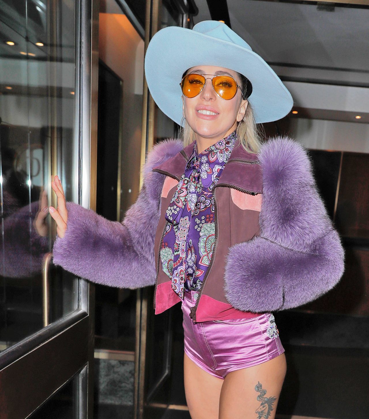 Lady Gaga - Leaving Her Hotel in New York 10/22/2016 • CelebMafia