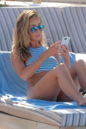Lauren Pope on the Beach - Ibiza 10/18/ 2016