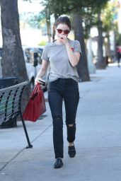 Lucy Hale - Out Getting a Coffee in Los Angeles - 10/22/2016 • CelebMafia