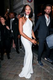 Naomi Campbell - Arriving at the L’Oreal Gold Obsession Party in Paris 10/2/2016