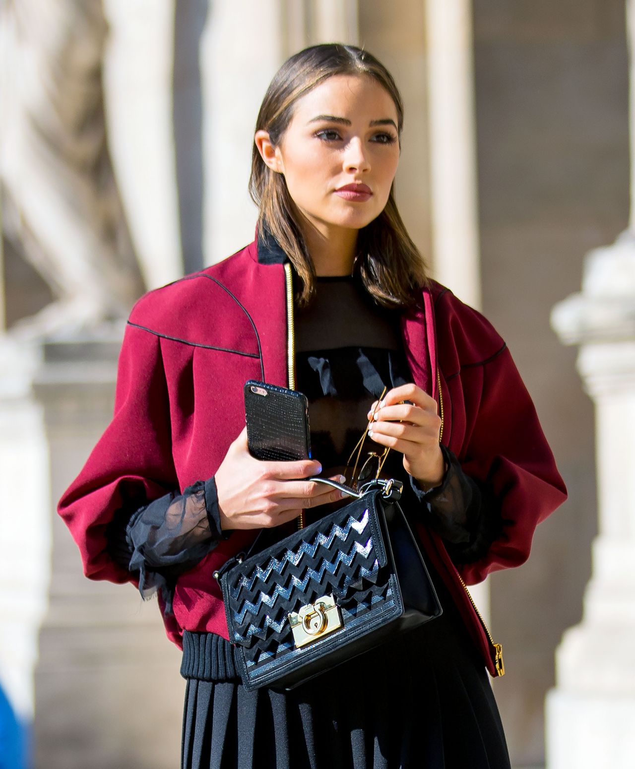 Olivia Culpo is Looking All Stylish - Out in Paris 10/7/2016 • CelebMafia