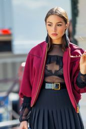 Olivia Culpo is Looking All Stylish - Out in Paris 10/7/2016