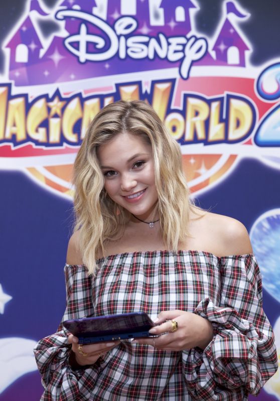 Olivia Holt - Celebrates the Upcoming Launch of the Disney Magical World 2 Game in NYC 10/1/2016 