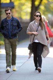 Olivia Wilde - Out for a Stroll in Brooklyn 10/17/ 2016