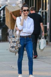 Rachel Weisz in Jeans - Walking in Soho in New York City 10/18/2016