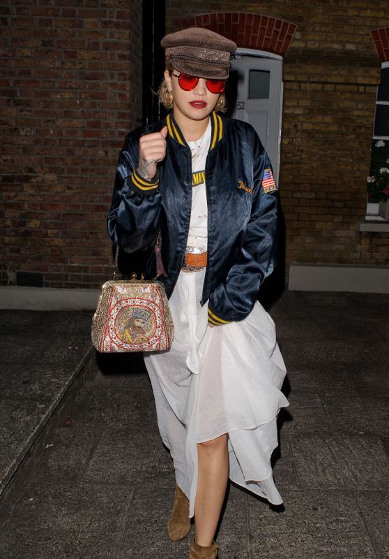 Rita Ora - Leaving a Recording Studio in West London, September 2016