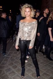 Rose Bertram Arriving at the L’Oreal Gold Obsession Party in Paris 10/2/2016