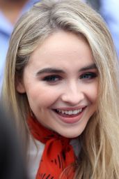 Sabrina Carpenter - Tapes an Episode of 'EXTRA' TV Live in Los Angeles ...