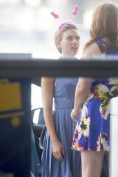 Scarlett Johansson - Filming 