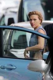 Scarlett Johansson - Filming 