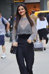 Victoria Justice Style and Fashion Inspirations - Out and About in New York City 10/118/2016