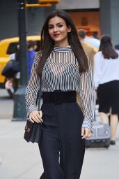 Victoria Justice Style and Fashion Inspirations - Out and About in New York City 10/118/2016