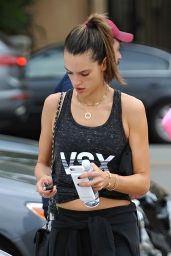 Alessandra Ambrosio - Hits the Spa After Her Workout in Los Angeles 11/26/ 2016