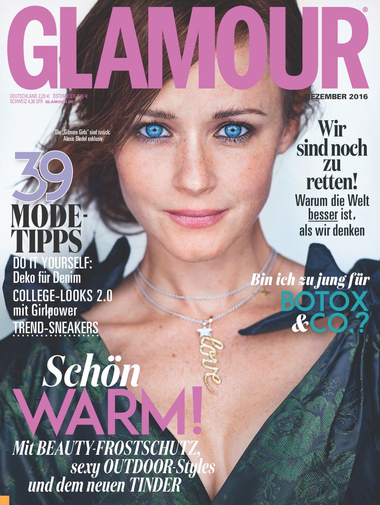 Alexis Bledel - Glamour Magazine Germany December 2016 Issue • CelebMafia