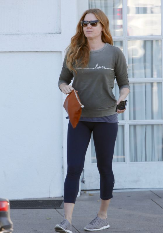 Amy Adams in Leggings - Shopping in Beverly Hills 11/14/ 2016 