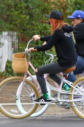 Bella Thorne - Bike Riding in Los Angeles 11/27/ 2016 