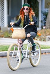 Bella Thorne - Bike Riding in Los Angeles 11/27/ 2016 