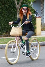 Bella Thorne - Bike Riding in Los Angeles 11/27/ 2016 