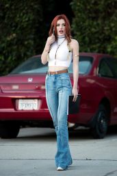 Bella Thorne in Jeans - Leaving the Sony Studios in Los Angeles 11/29/ 2016 